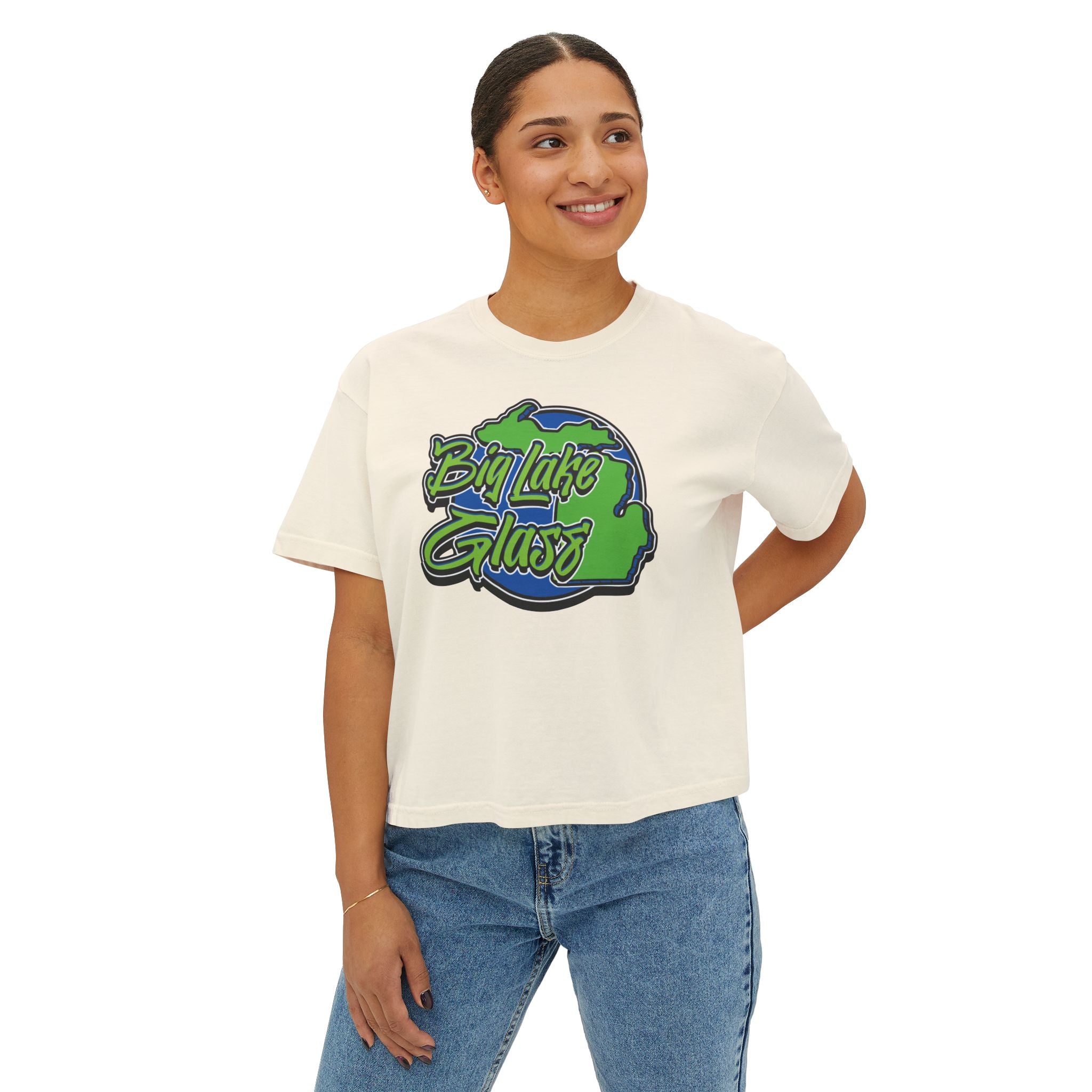 Boxy T-Shirt - Women's - Big Lake Glass