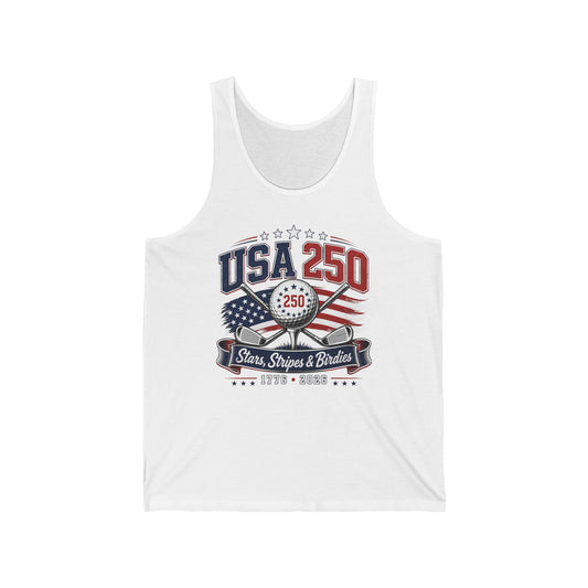 Golf Clubs USA 250 1776 2026 Patriotic Americana Basic T-Shirt - Unisex