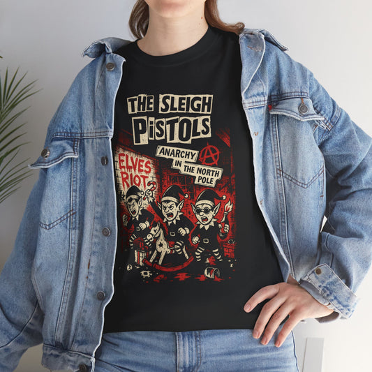 The Sleigh Pistols Anarchy in the North Pole Firefly Basic T-Shirt - Unisex