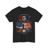 Soldier Flag Emblem 250th Anniversary Vintage Patriotic Americana Basic T-Shirt - Unisex