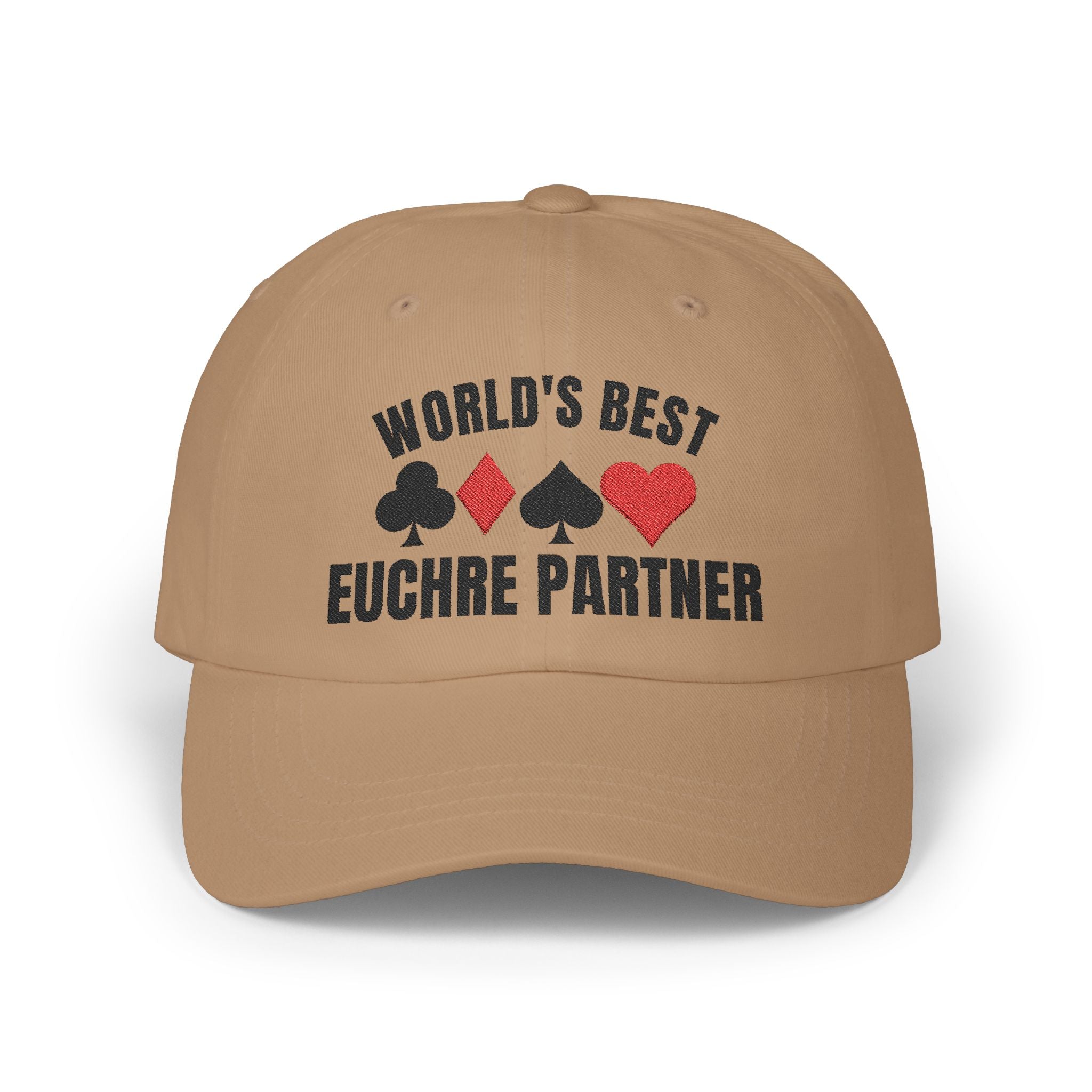 Worlds Best Euchre Partner Classic Dad Cap