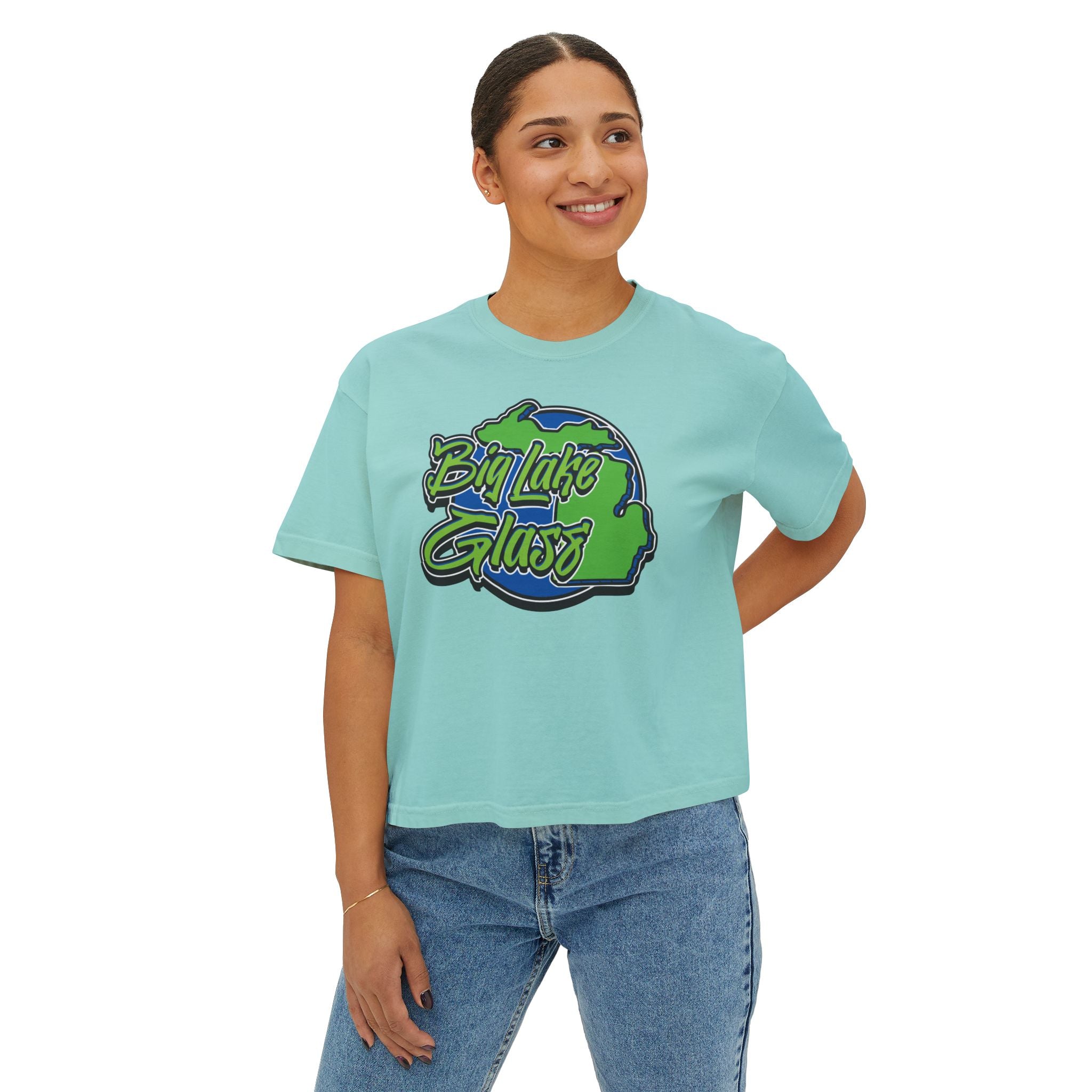 Boxy T-Shirt - Women's - Big Lake Glass