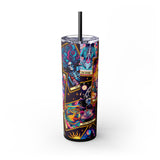 The Cool Grandma 2 Skinny Steel Tumbler with Straw, 20oz