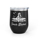 LCWCC Dog Logo Wine Tumbler - 12oz
