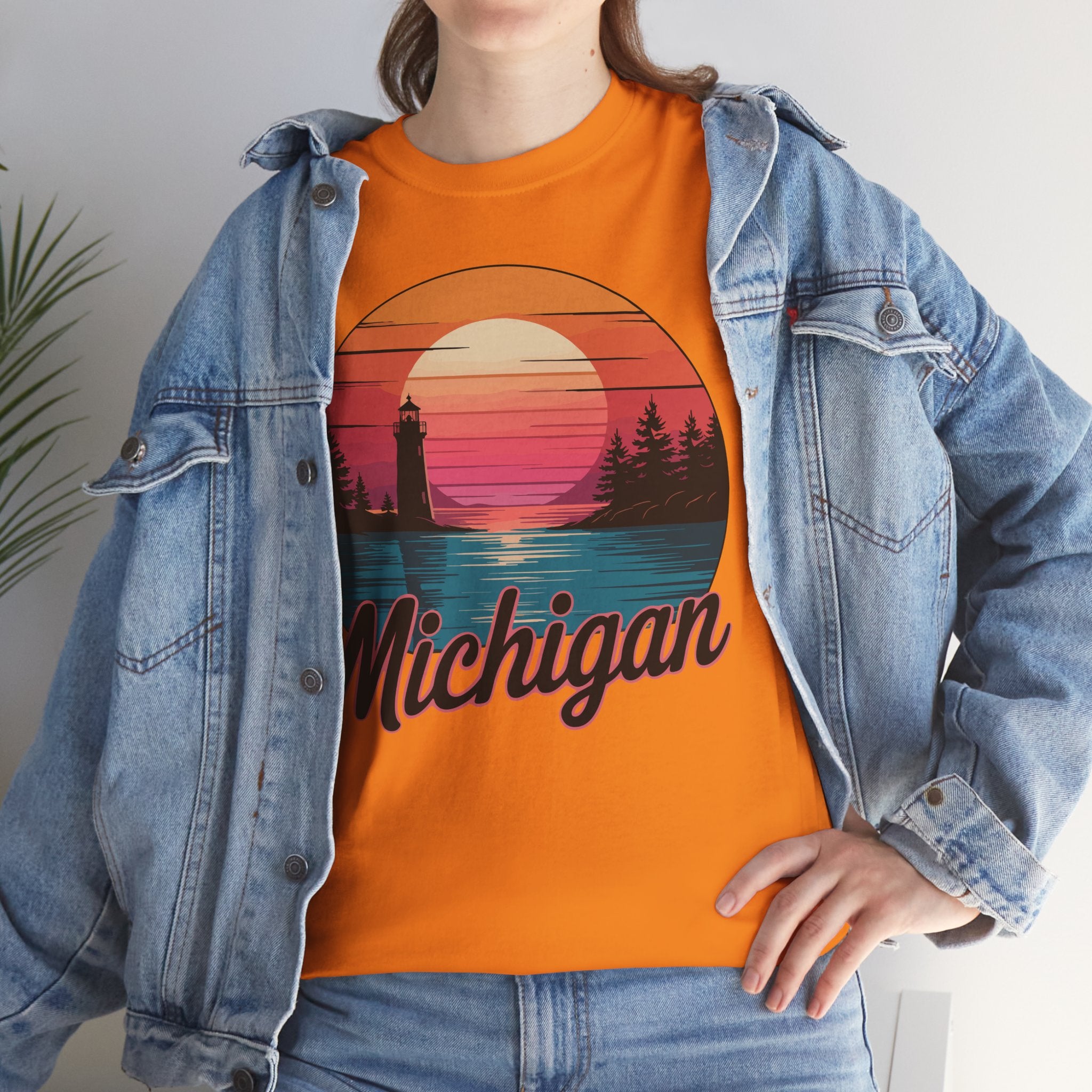 Retro Michigan Sun T-Shirt - Unisex