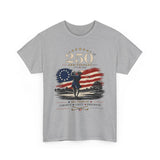 Soldier Flag Salute 250th Anniversary Vintage Patriotic Americana Basic T-Shirt - Unisex