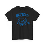 Detroit Football 1930 Blue Basic T-Shirt - Unisex