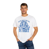 We're Built for This Detroit Blue Premium T-Shirt - Unisex