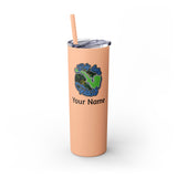 Skinny Steel Tumbler with Straw - 20oz - Big Lake Glass Pipe