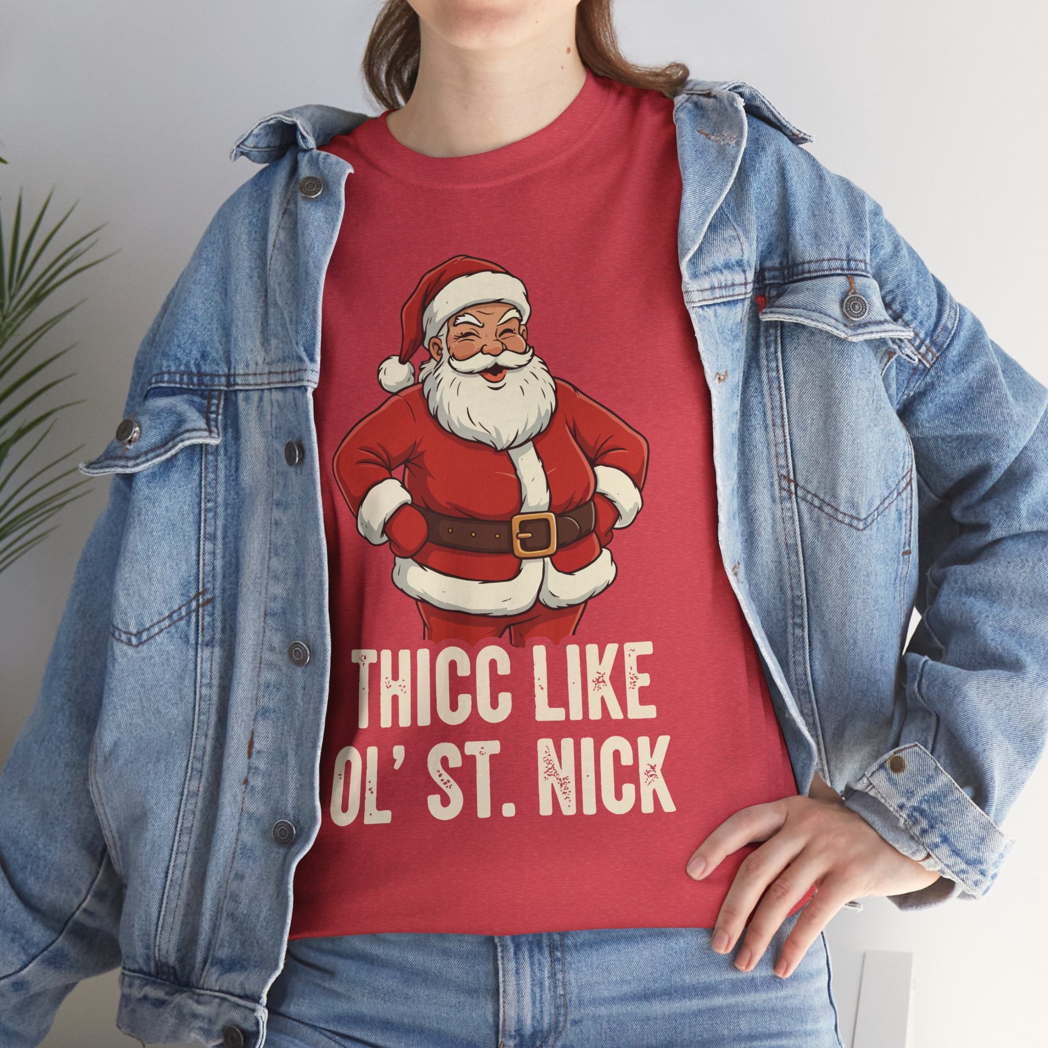 Thicc Like Ol St Nick Basic T-Shirt - Unisex