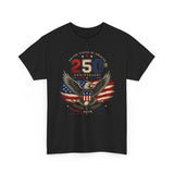 Eagle Shield 250th Anniversary Vintage Patriotic Americana Basic T-Shirt - Unisex