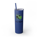 Skinny Steel Tumbler with Straw - 20oz - Big Lake Glass Pipe