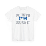 Fouth and Go For It Blue & Gray Basic T-Shirt - Unisex