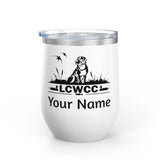 LCWCC Dog Logo Wine Tumbler - 12oz