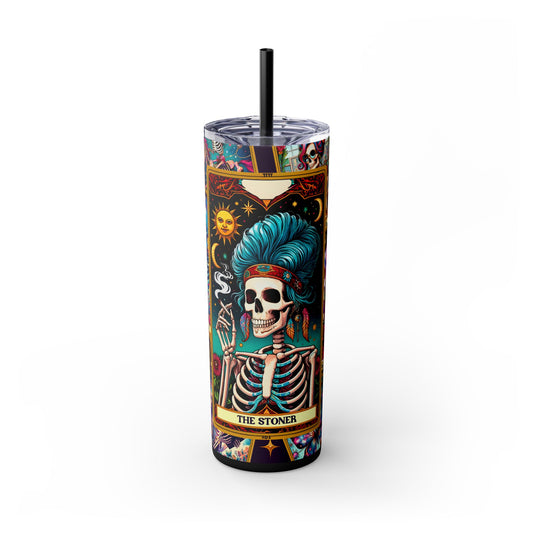 The Stoner 2 Skinny Steel Tumbler with Straw, 20oz