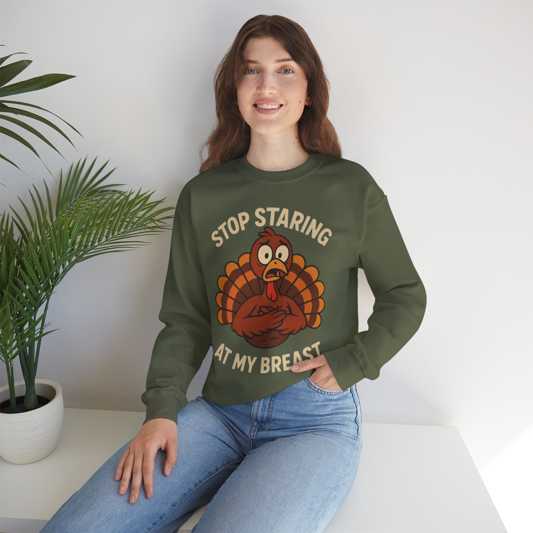 Stop Staring Crewneck Sweatshirt - Unisex