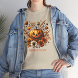 Pumpkin Season Flowers Basic T-Shirt - Unisex
