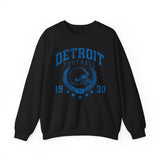 Detroit Football 1930 Blue Crewneck Sweatshirt - Unisex