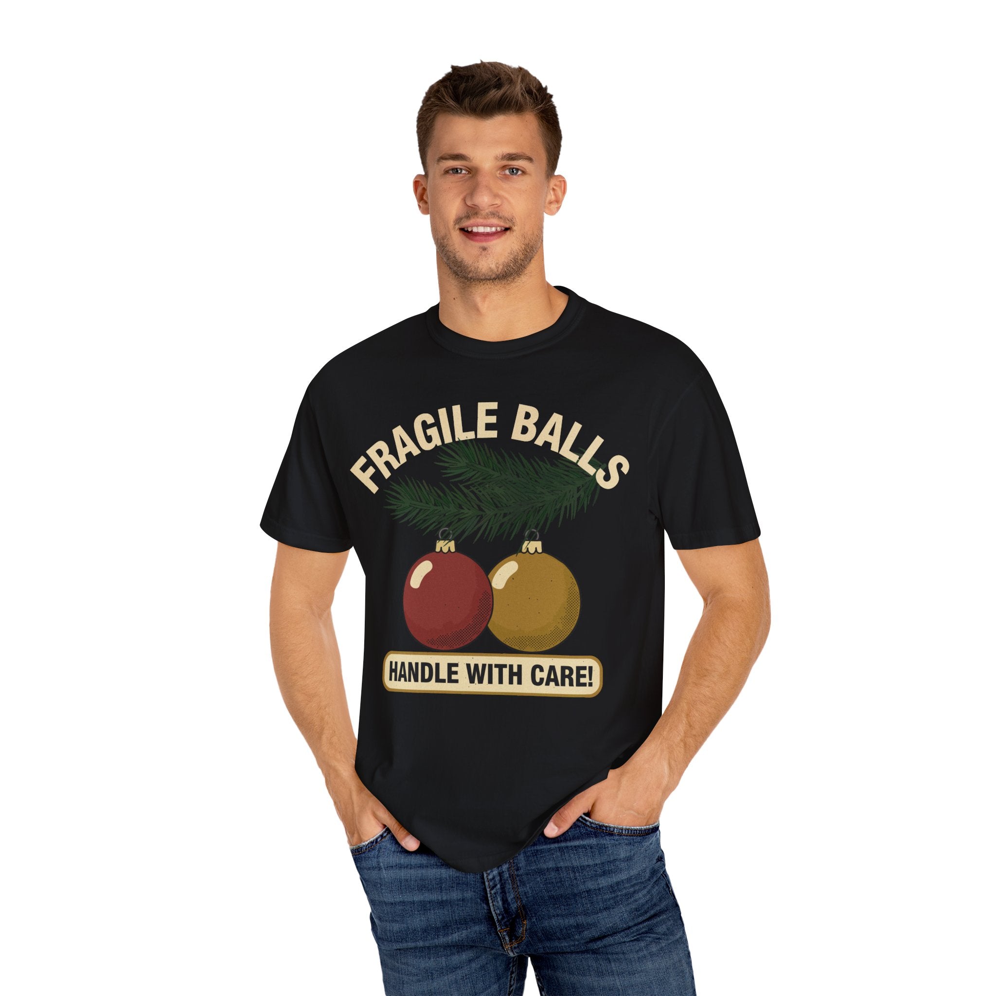 Fragile Balls Handle With Care Premium T-Shirt - Unisex