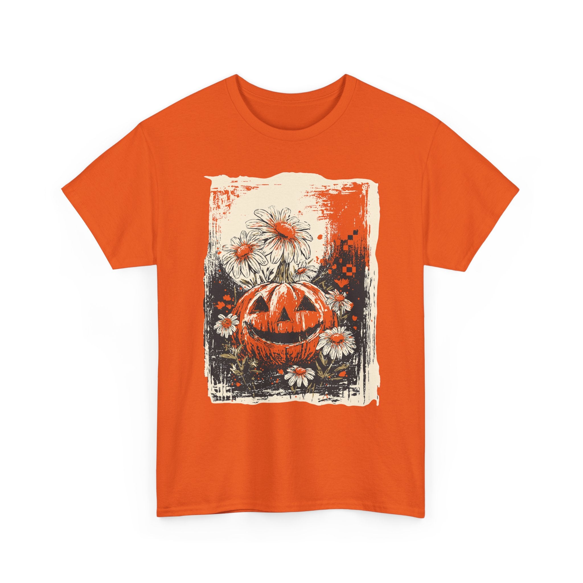 Pumpkin Black Basic T-Shirt - Unisex