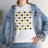 Wolverines Hearts Basic T-Shirt - Unisex