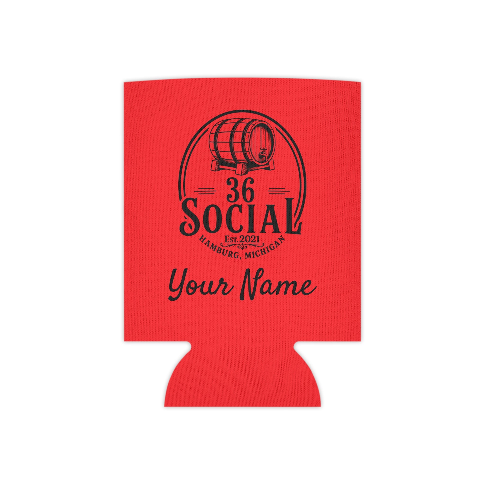 36 Social Logo 2 SL Can Cooler - Regular - Red (Satisfy)