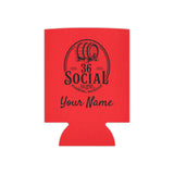 36 Social Logo 2 SL Can Cooler - Regular - Red (Satisfy)