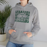 Spartans Football Green Hoodie - Unisex