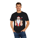 Santa Middle Finger Premium T-Shirt - Unisex