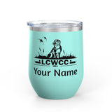 LCWCC Dog Logo Wine Tumbler - 12oz