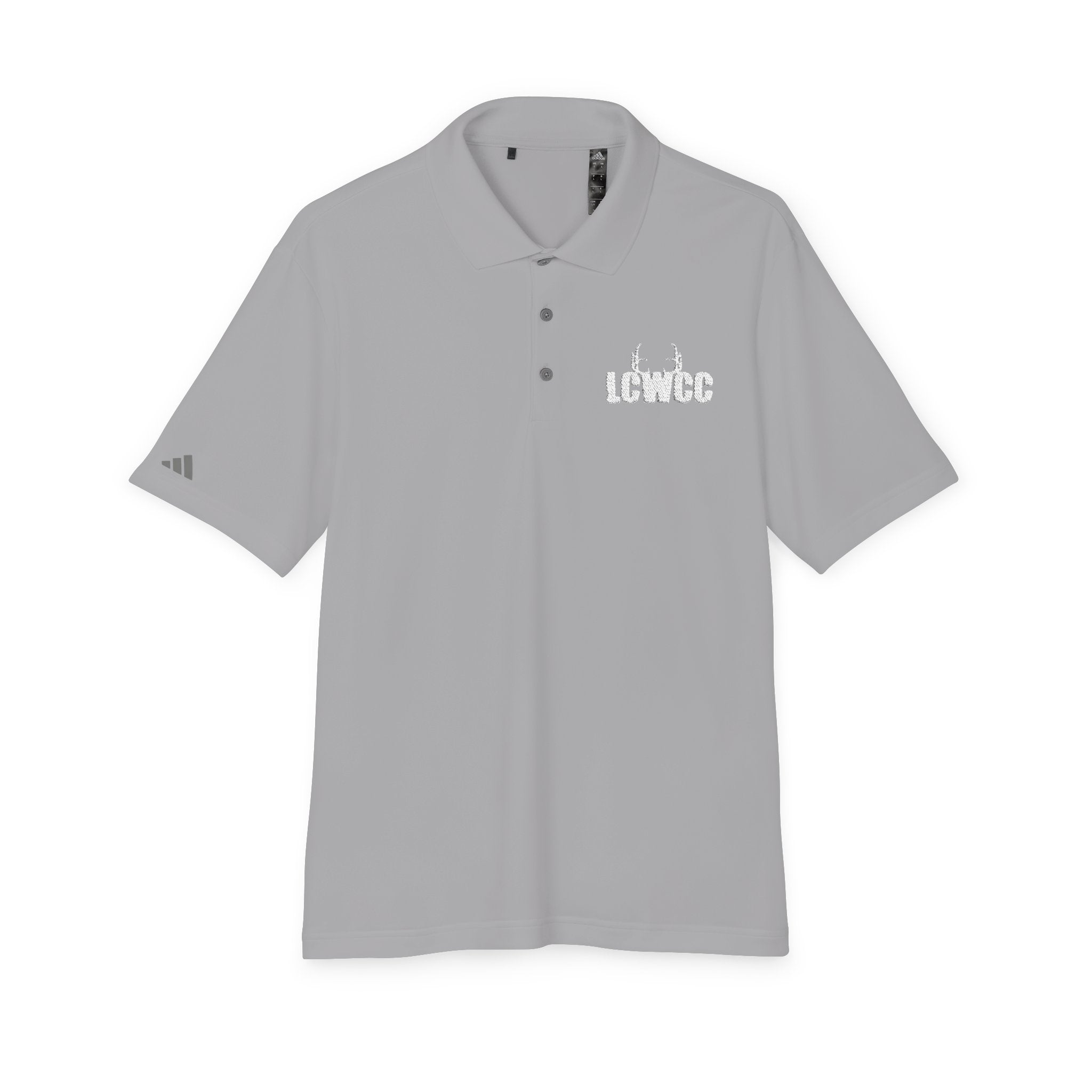 LCWCC Rack Logo Adidas Unisex Performance Polo (Embroidery)
