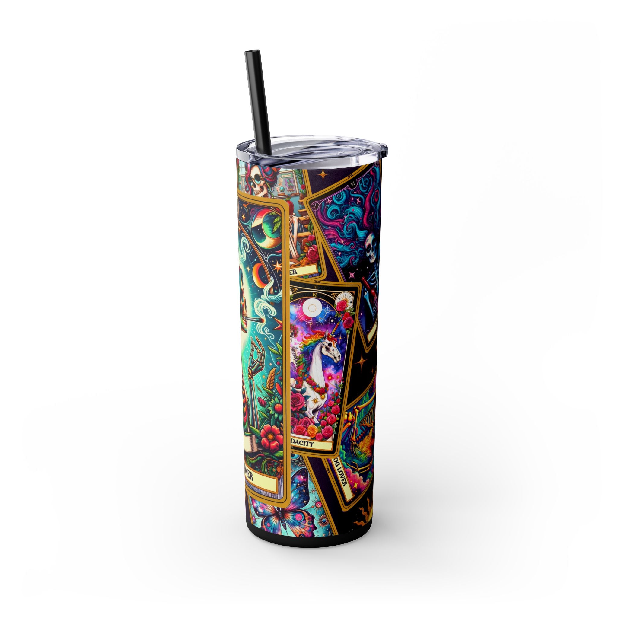 The Stoner 1 Skinny Steel Tumbler with Straw, 20oz
