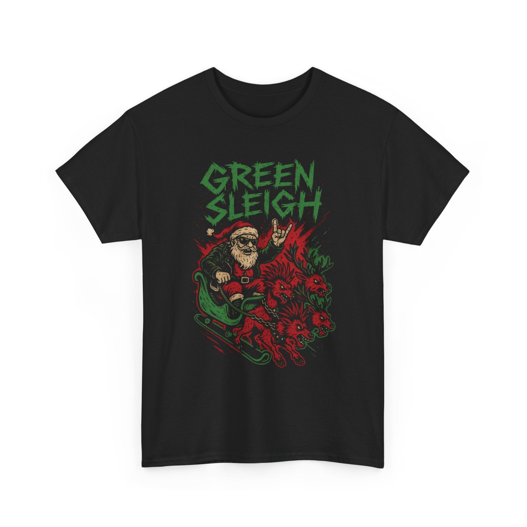 Green Sleigh Basic T-Shirt - Unisex