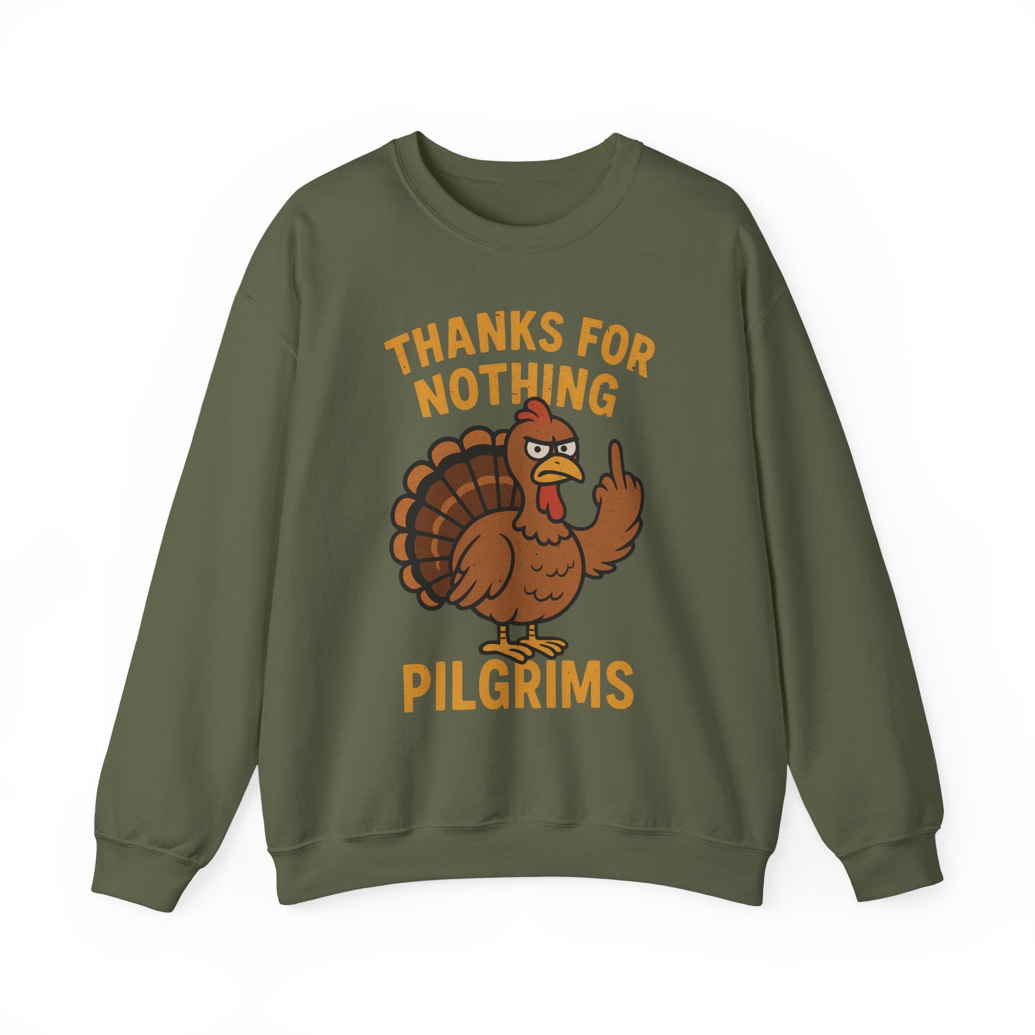 Thanks for Nothing Pilgrims Crewneck Sweatshirt - Unisex