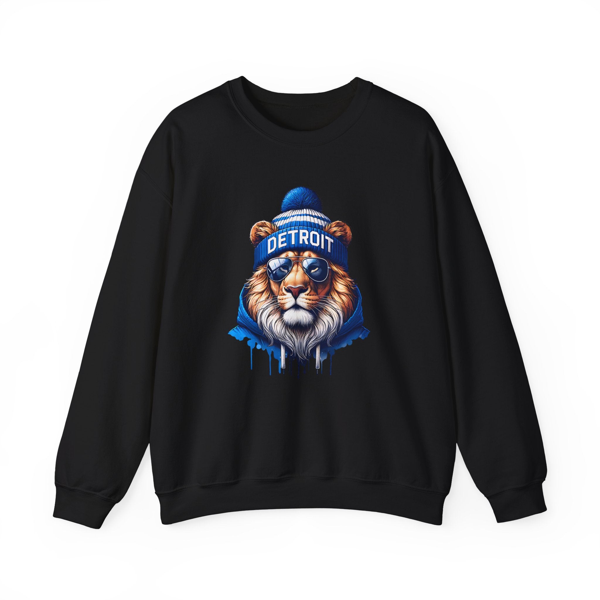 Lion Winter Crewneck Sweatshirt - Unisex