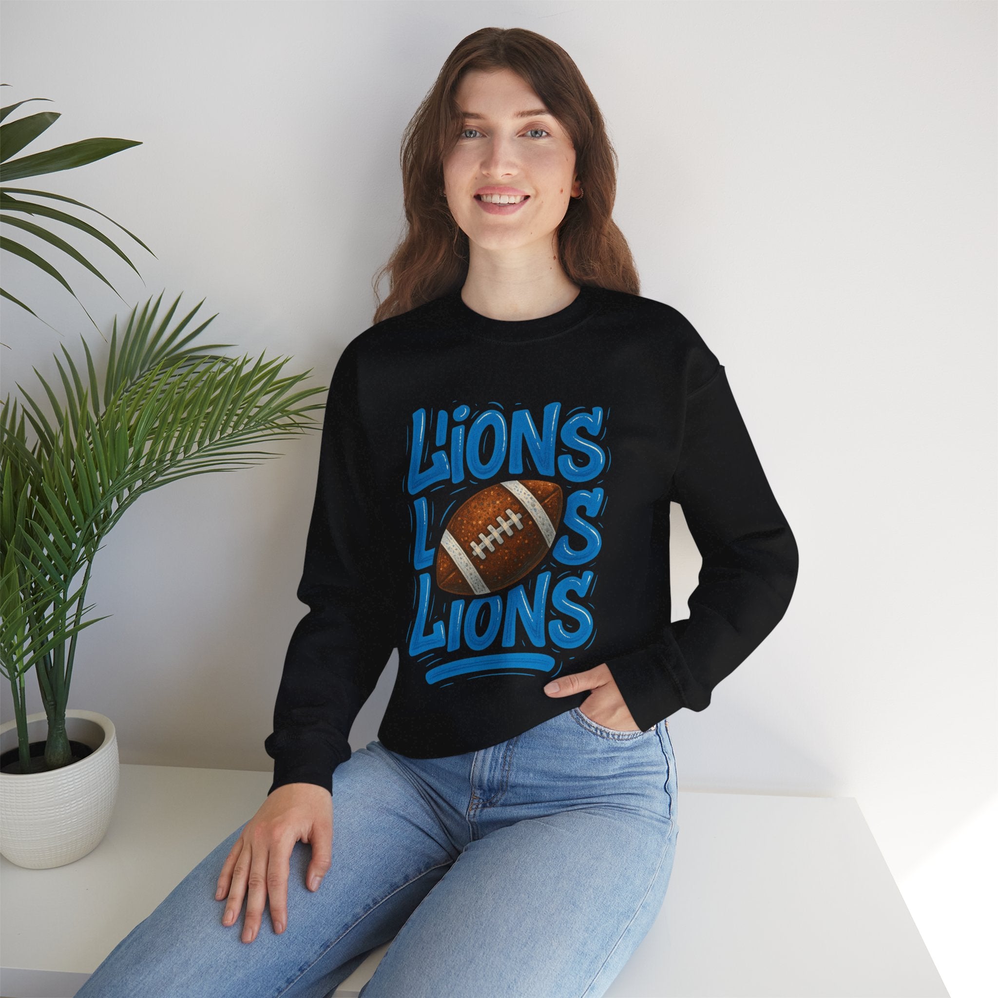 Detroit Football Crewneck Sweatshirt - Unisex