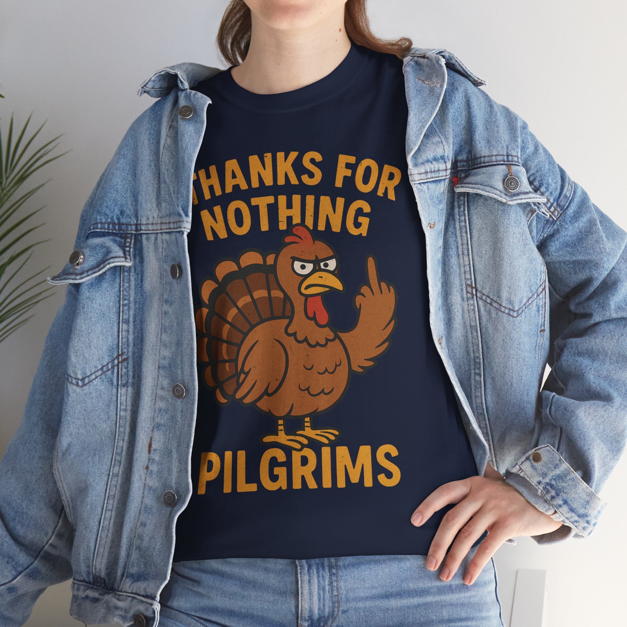 Thanks for Nothing Pilgrims Basic T-Shirt - Unisex
