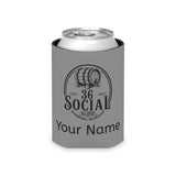 36 Social Logo 2 SL Can Cooler - Regular - Gray (Satisfy)
