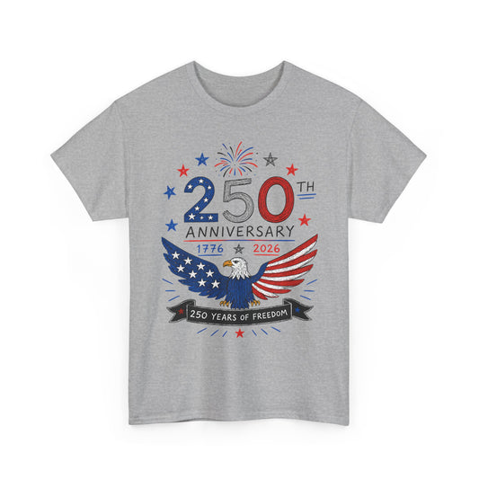Eagle Wings Freedom 250th Anniversary Patriotic Americana Basic T-Shirt - Unisex