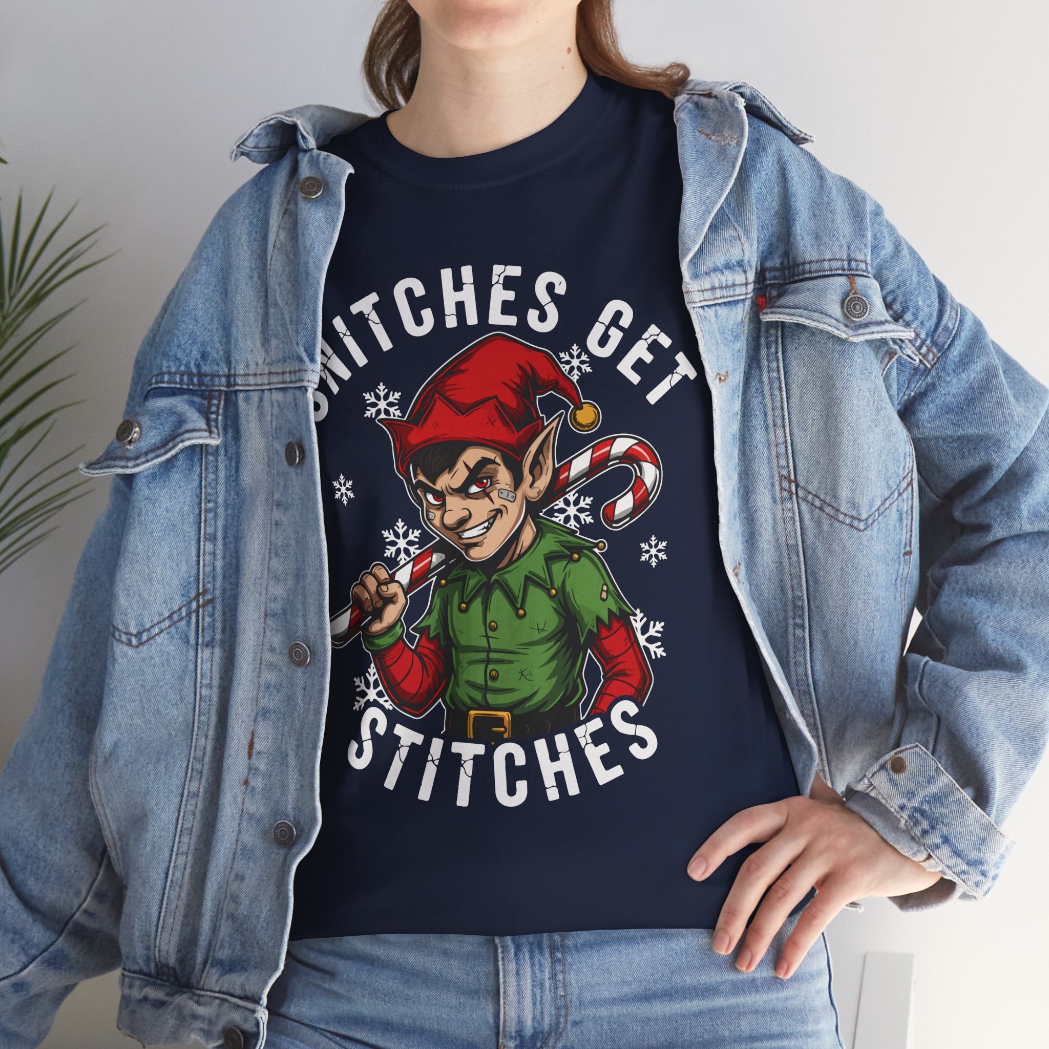 Snitches Get Stitches Basic T-Shirt - Unisex