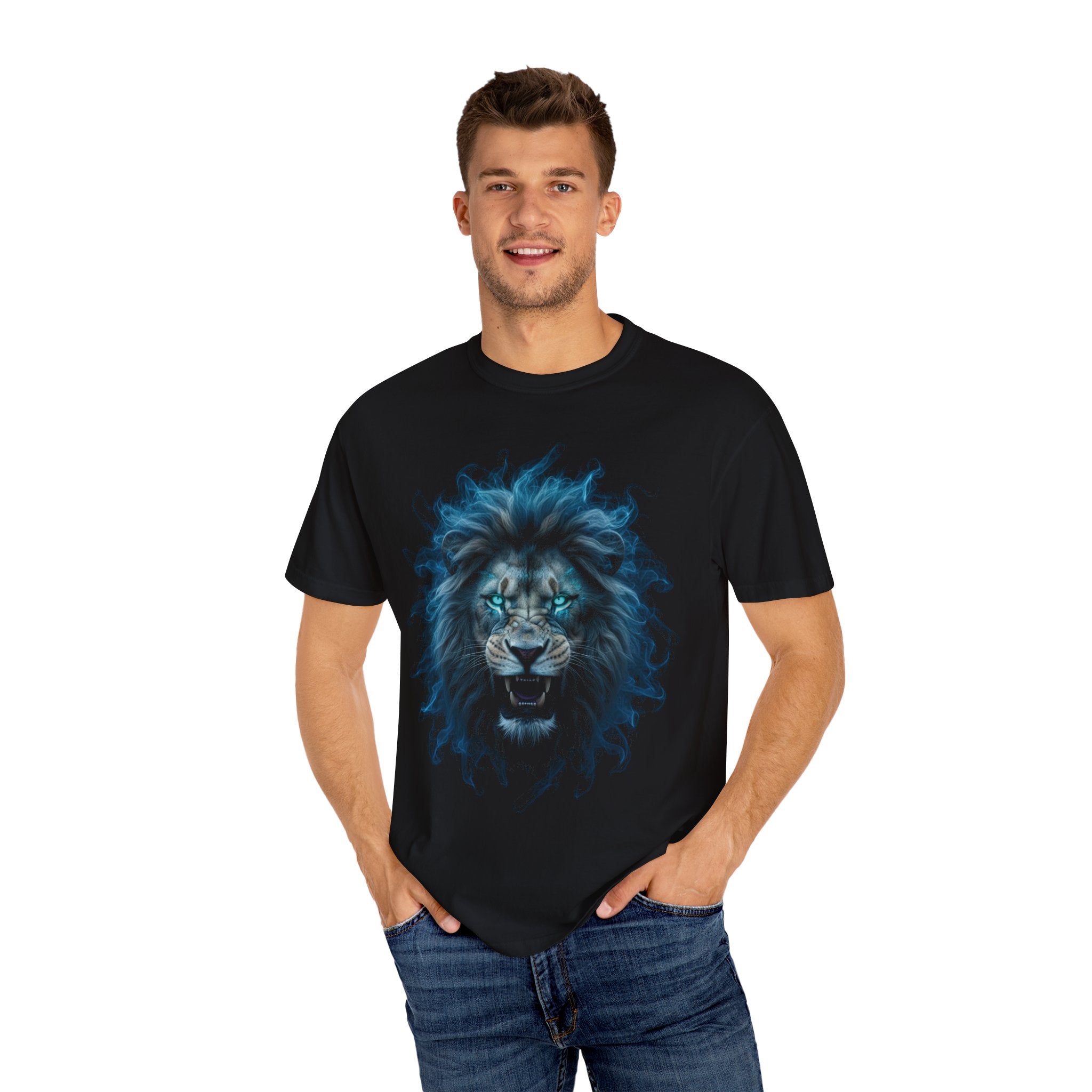 Lion Smoke Premium T-Shirt - Unisex