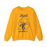 Hail MI Blue Crewneck Sweatshirt - Unisex