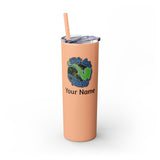 Skinny Steel Tumbler with Straw - 20oz - Big Lake Glass Pipe