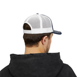 Fowlerville Bold & Square White Embroidery Trucker Cap