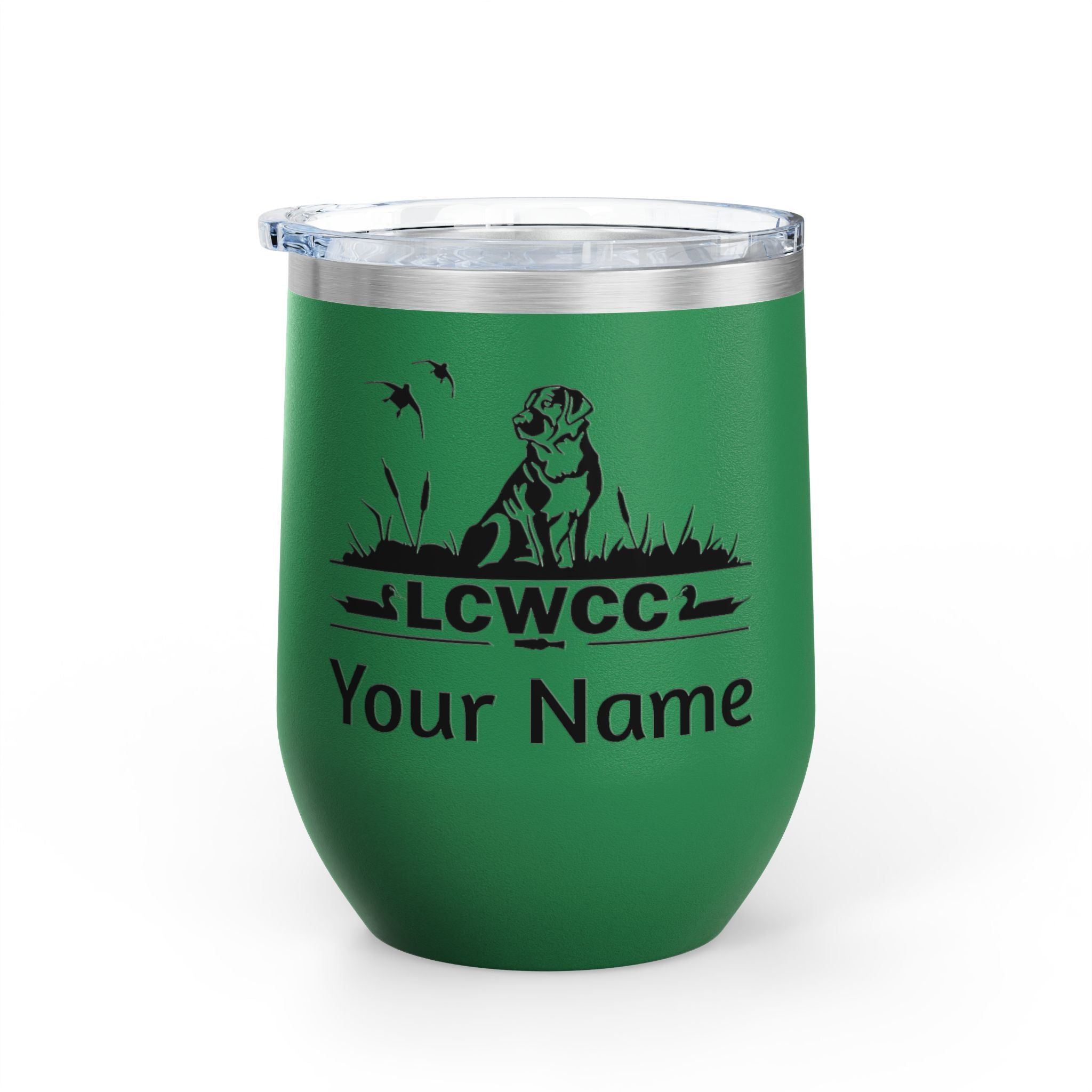 LCWCC Dog Logo Wine Tumbler - 12oz