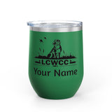 LCWCC Dog Logo Wine Tumbler - 12oz