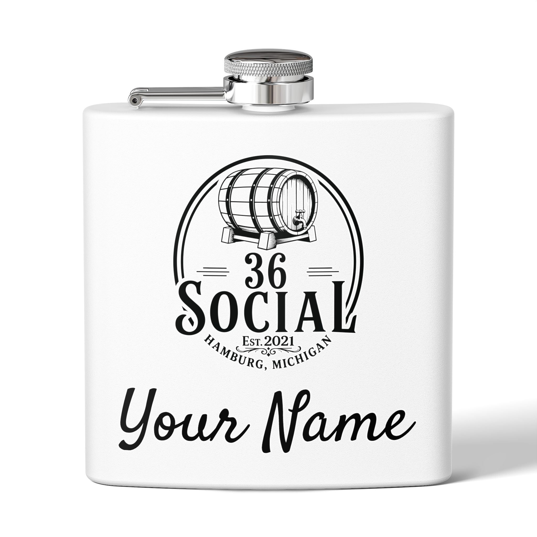 Flask - 6oz - 36 Social