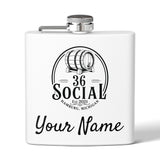 Flask - 6oz - 36 Social