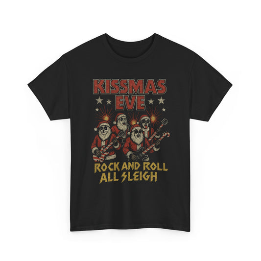 Kissmas Eve Rock and Roll All Sleigh Firefly Basic T-Shirt - Unisex