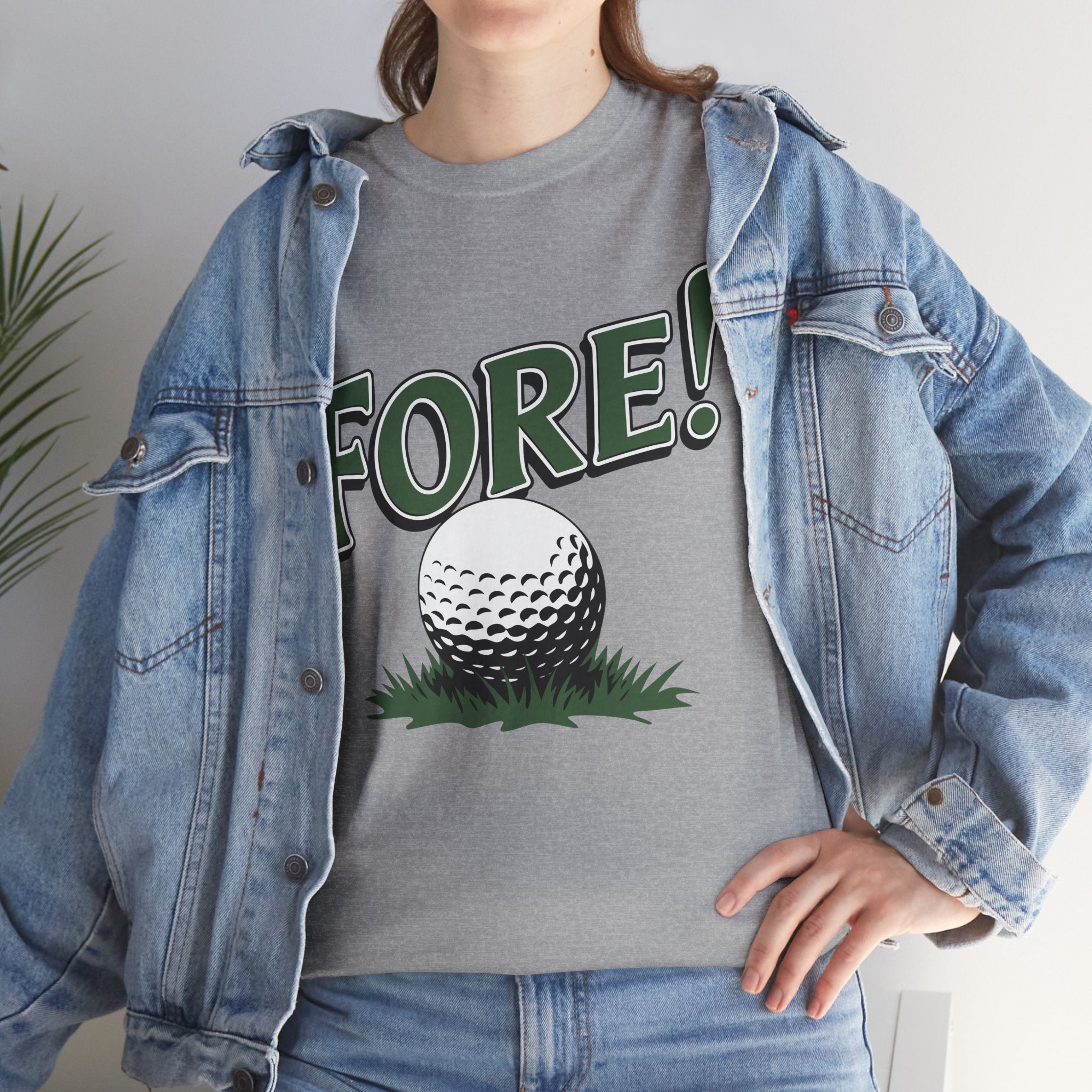 FOUR! Green Basic T-Shirt - Unisex